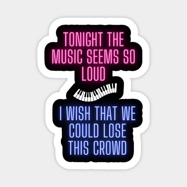 80's Careless Whisper Merch Sticker by Seligs Music